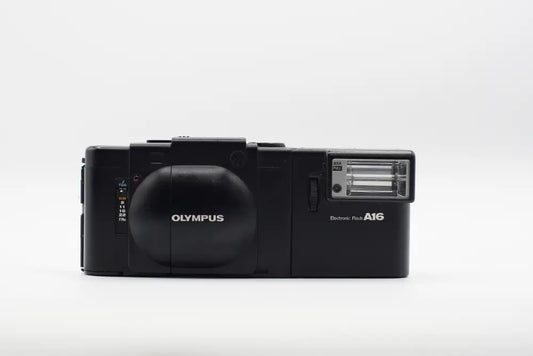 Olympus XA with A16 Flash